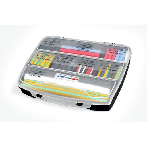 HellermannTyton - Sortimentskasten mit Schrumpfschlauchabschnitten Schrumpfschlauch-Set 380-03005 ShrinKit 321 u-Basic