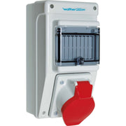 Walther Werke - CEE-Steckdosen-Kombination (IEC 60309) Steckdosenkombination 6590101 Gehäuse u.Anbaudose