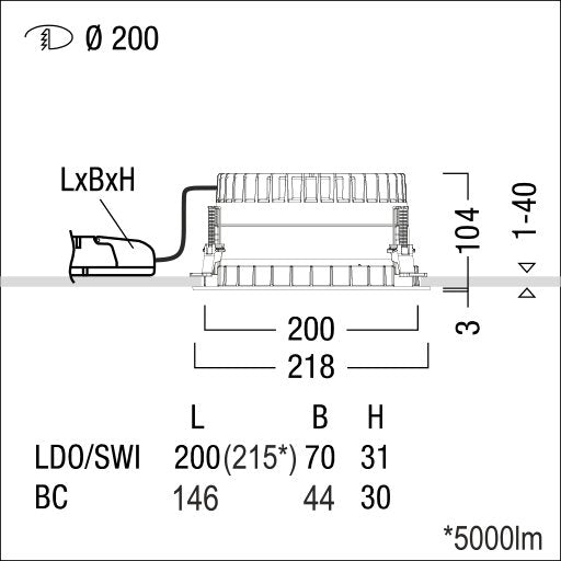 Zumtobel Group - Downlight/Strahler/Flutlicht LED - Downlight PANOS R  #62927755 940