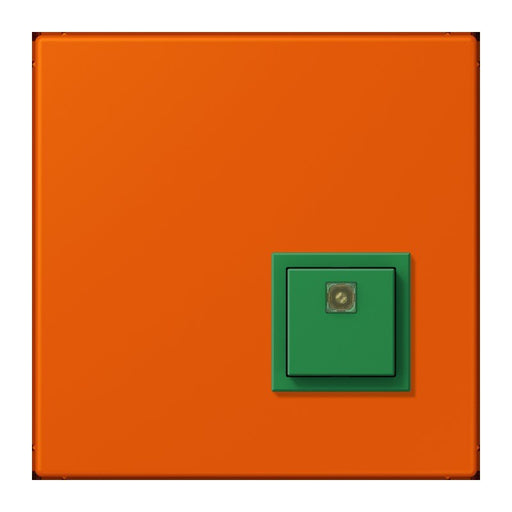 Jung - Behindertenelement für Installationsschalterprogramme Notrufsystem Abstelltaster NRS LC 0834 AT 260 orange vif