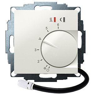 Eberle Controls - Raumthermostat/Uhrenthermostat UP-Raumregler 10-40CAC230V UTE2800-F-RAL9010G55 16A, 1 Schließer