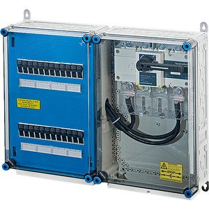 Hensel - Dose, Gehäuse für Montage auf der Wand/Decke PV-Anschlusskasten Mi PV 3611 m.Strangsicherungen − 1 Stück by Hensel
