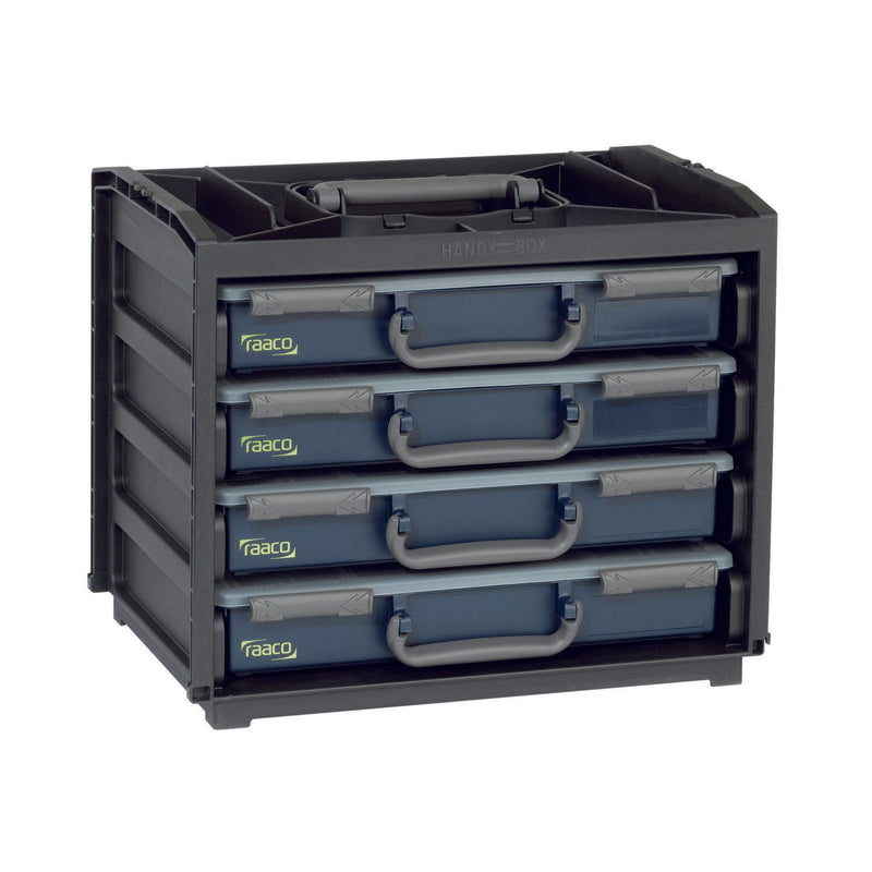 Cimco Werkzeuge - Sortimentskasten für Anschluss- und Verbindungstechnik Handybox bestückt 412004 inkl.4Sortimentskä
