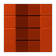 Jung - Abdeckung/Bedienelement für Installationsschalterprogramme Tastensatz 4fach LC 504 TSA 244 rouge vermillon 59