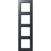 Jung - Abdeckrahmen Rahmen 4-fach A 5584 BF ANM waage/senkrecht