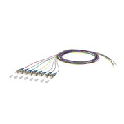 Metz Connect - LWL-Pigtail OpDAT Pigtail ST-UPC 150Q1AO0020E8 OS2 8 Farben − 8 Stück