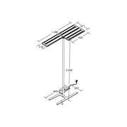 Brumberg Leuchten - Stehleuchte LED-Stehleuchte 77413174ST 4000K, dim