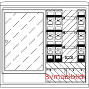 Elsta Mosdorfer - Zähler-Komplettschrank Wandlerschrank Freiluft WS822.S5.N1111 WS A850-2 S5 250A