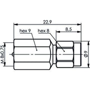 Telegärtner - Koax-Kupplung Adapter FME-SMA (M-M) 100025661