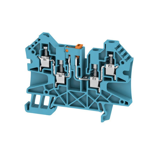 Weidmüller - Trenn- und Messtrenn-Reihenklemme Klemme WTR 4/ZZ STB BL Schraubanschl.,4mm² − 50 Stück
