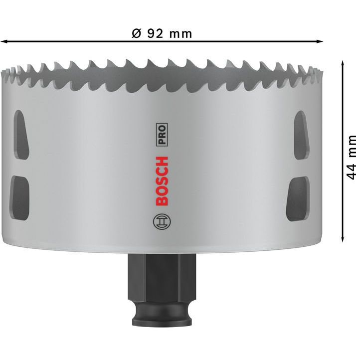 Bosch - Lochsäge PRO Multi Material PC Plus 2608594407 Lochsäge, 92 mm