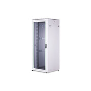 DIGITUS - Netzwerk-/Serverschrank Schrank 42HE 205,3x80x80cm DN-19 42U-8/8-1 RAL 7035 Glastür