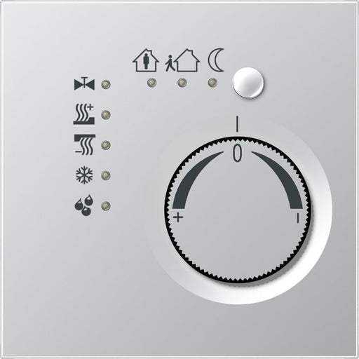 Jung - Bussystem-Raumtemperaturregler KNX Stetigregler alu AL 2178 TS mit int.Busankoppler