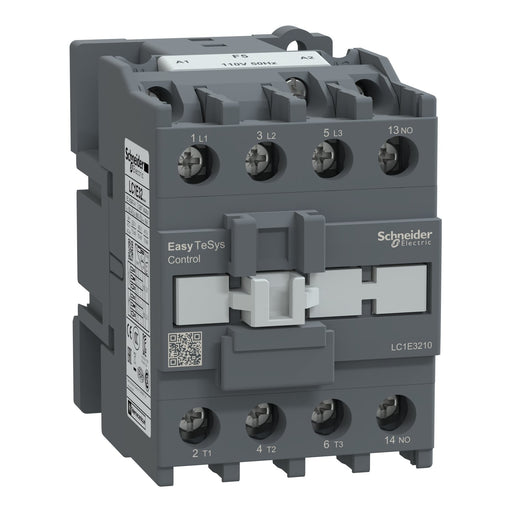 Schneider Electric - Leistungsschütz zum Schalten von Wechselstrom Leistungsschütz Easy TeSys LC1E3210F5 3P 32A 110VAC 50HZ