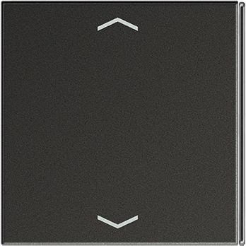 Jung - Abdeckung/Bedienelement für Installationsschalterprogramme Taste 4-fach anth AL 2404 TSAP AN 23 Symbol Auf/Ab − 1 Stück