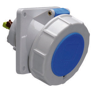 Bals Elektrotech - CEE-Anbausteckdose (IEC 60309) Anbausteckdose geneigt 32A 12819 3p 230V 6h IP67