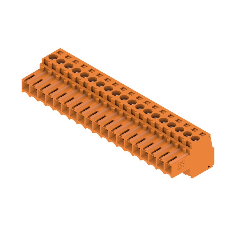 Weidmüller - Kabelsteckverbinder für Leiterplattensteckverbinder Verbinder 3.50mm BL 3.50/1#1620310000 − 24 Stück