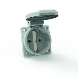 Bals Elektrotech - Schutzkontakt-Anbausteckdose Schutzkont.-Anbausteckdose 71100 16A IP44 grau