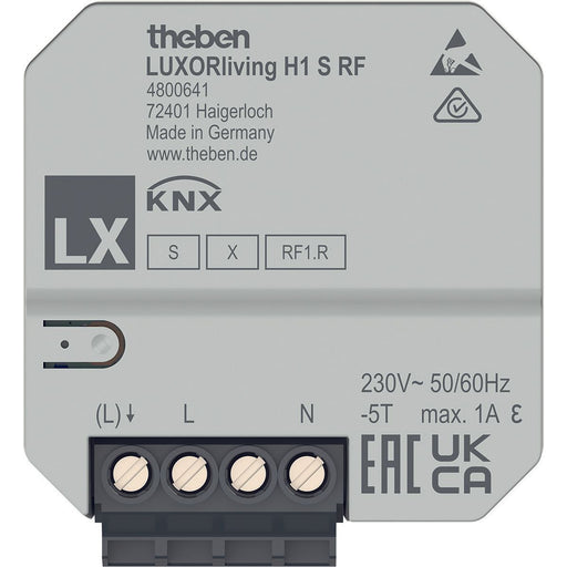 Theben - Bussystem-Heizungsaktor Funk-Heizungsaktor LUXORliving H1 S RF 1-fach