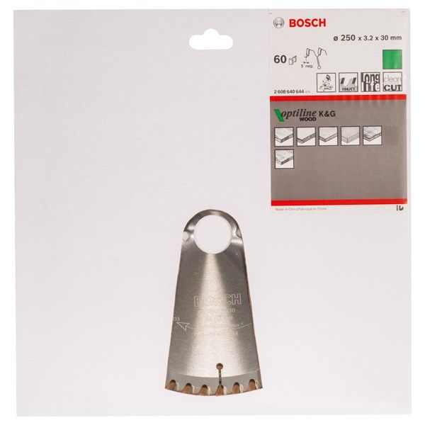 Bosch - Kreissägeblatt PRO Wood Kreissägeblatt, 2608640644 250 x 3,2 x 30 mm