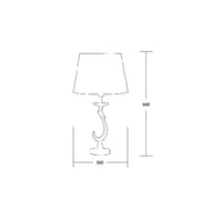 Brumberg Leuchten - Tischleuchte 50808020 E27 chrom 1x60W max