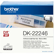 Brother - Verbrauchsmaterial für Telefax/Drucker/MFC Etiketten 103mm DK-22246 weiß L=30,48m
