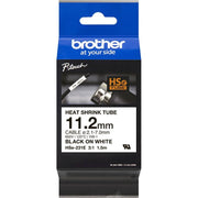 Brother - Schrumpfschlauch Schrumpfschlauchkassette HSe-231E ws/sw, 11,2mm, 1,5m