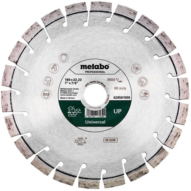 Metabowerke - Trenn-/Schleifscheibe Diamanttrennscheibe UP 628561000 180x22,23mm
