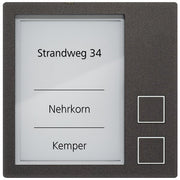 TCS Tür Control - Funktionsmodul für Türkommunikation Klingeltastenmodul AMI10912-0057 2-Tasten SW