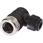 Ipf Electronic - Rundsteckverbinder, feldkonfektionierbar (Industriesteckverbinder) Kabeldose M12 VK003021 5pol.,abgewinkelt