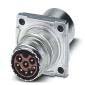 Phoenix Contact - Rundsteckverbinder, feldkonfektionierbar (Industriesteckverbinder) Wanddurchführung ST-17P1N8ACK03S