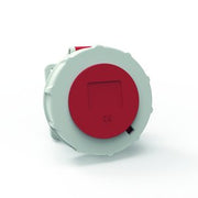 Bals Elektrotech - CEE-Anbausteckdose (IEC 60309) Anbausteckdose QC gerade 130156 32A 4p 440V 3h IP67 − 10 Stück