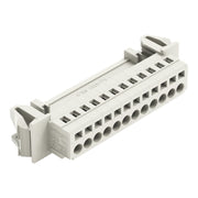 WAGO - Kabelsteckverbinder für Leiterplattensteckverbinder 1-Leiter-Stiftleiste 721-612/114-000 CAGECLAMP,2,5mm²,lgr − 25 Stück