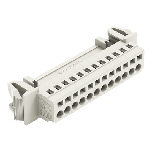 WAGO - Kabelsteckverbinder für Leiterplattensteckverbinder 1-Leiter-Stiftleiste 721-612/114-000 CAGECLAMP,2,5mm²,lgr − 25 Stück