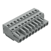 WAGO - Kabelsteckverbinder für Leiterplattensteckverbinder Federleiste 231-110/026-000 10pol., 5mm ger. − 50 Stück