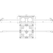 DEHN - Zubehör/Ersatzteile für Erdung und Blitzschutz UP-Trennstellenkasten TSK140X140V2AAL16CU 160x160x68mm
