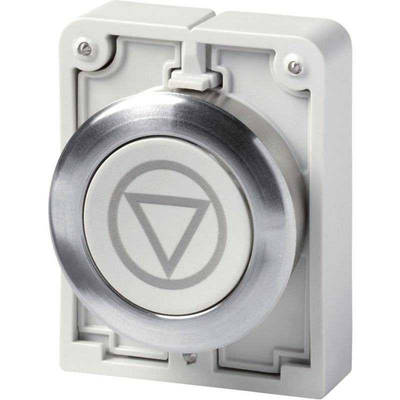 Eaton - Frontelement für Drucktaster Drucktaste RMQ-Titan M30C-FD-GR-X66 flach tastend grau