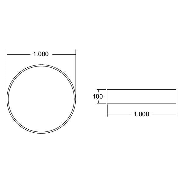 Brumberg Leuchten - Decken-/Wandleuchte LED-Anbau-Flächenleuchte 13682184 direkt 4000K