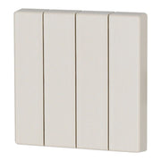 Eaton - Abdeckung/Bedienelement für Installationsschalterprogramme Wippe 4-fach CWIZ-04/02 creme