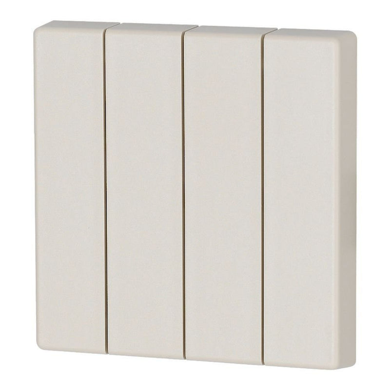 Eaton - Abdeckung/Bedienelement für Installationsschalterprogramme Wippe 4-fach CWIZ-04/02 creme