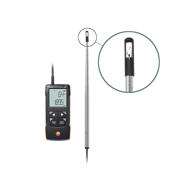Testo - Messgerät für Umweltgrößen Hitzdraht-Anemometer testo 425 − 1 Stück