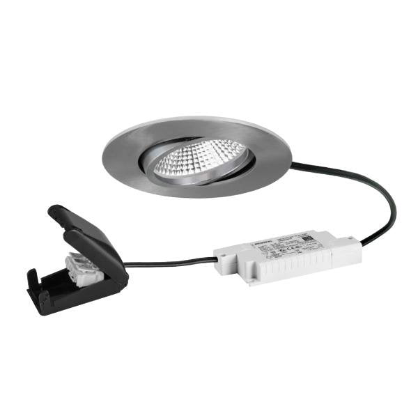 Brumberg Leuchten - Downlight/Strahler/Flutlicht LED-Einbaustrahler 230V 39484153AB 3000K, nickel