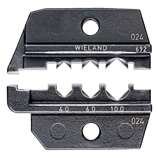Knipex - Einsatz für Presswerkzeug Kabelschuhe/Verbinder, Aderendhülsen, Schirmanschluss Crimpeinsatz 97 49 69 2 für Solar-Steckverb