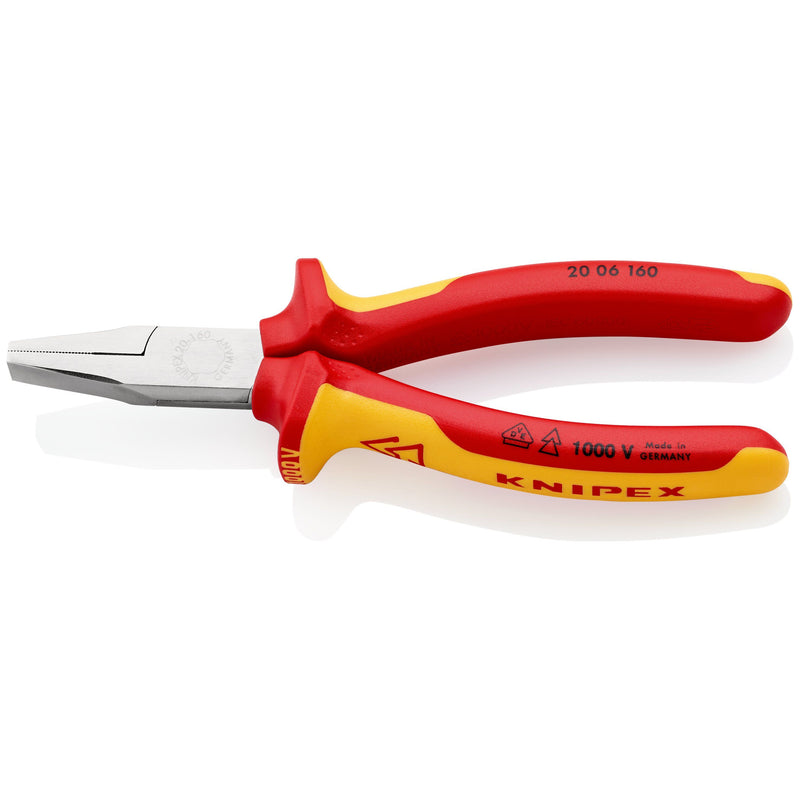 Knipex - Flachzange 20 06 160 verchromt, 160mm