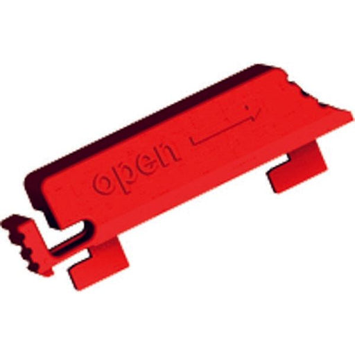 Bachmann - Verpackungsmaterial Verriegelungslasche 940.103 (VE12) rot für IEC C13