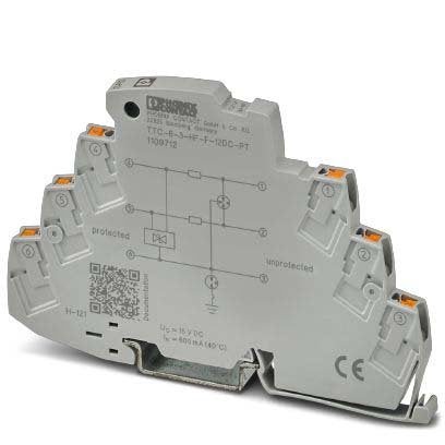 Phoenix Contact - Überspannungsableiter für Informations-/MSR-Technik Überspannungsschutzgerät TTC-6-3-HF-F-12DC-PT