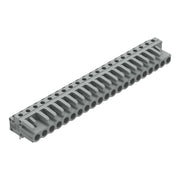 WAGO - Leiterplattensteckverbinder THT-Federleiste abgewink. 232-251 Rastermaß 5mm,grau − 10 Stück