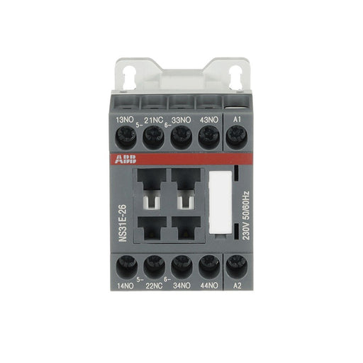 ABB Stotz S&J - Hilfsschütz, Relais Hilfsschütz NS31E-26 230V 60/60Hz, 3S+1Ö
