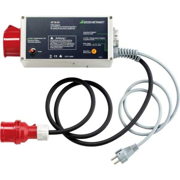Gossen Metrawatt - Zubehör/Ersatzteile für Prüf- und Messgeräte (Elektro) Drehstromadapter AT16-DI 16A