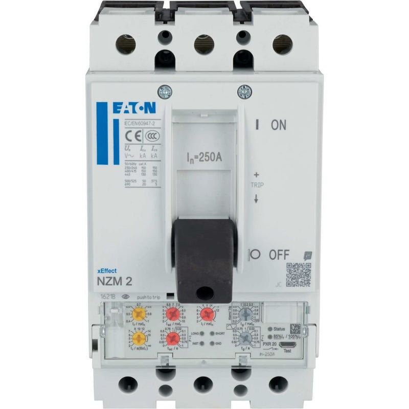 Eaton - Leistungsschalter für Trafo-, Generator- und Anlagenschutz Leistungsschalter NZMH2-VX250-T PXR20 250A, 3p